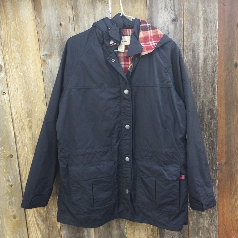 Woolrich Black Hoodie Jacket Size M